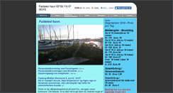 Desktop Screenshot of faldsledhavn.dk